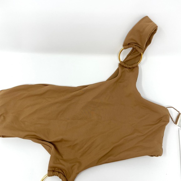 L*SPACE X Tessa Brooks Tessa One Piece Swimsuit In Camel Size Medium New - Picture 4 of 11